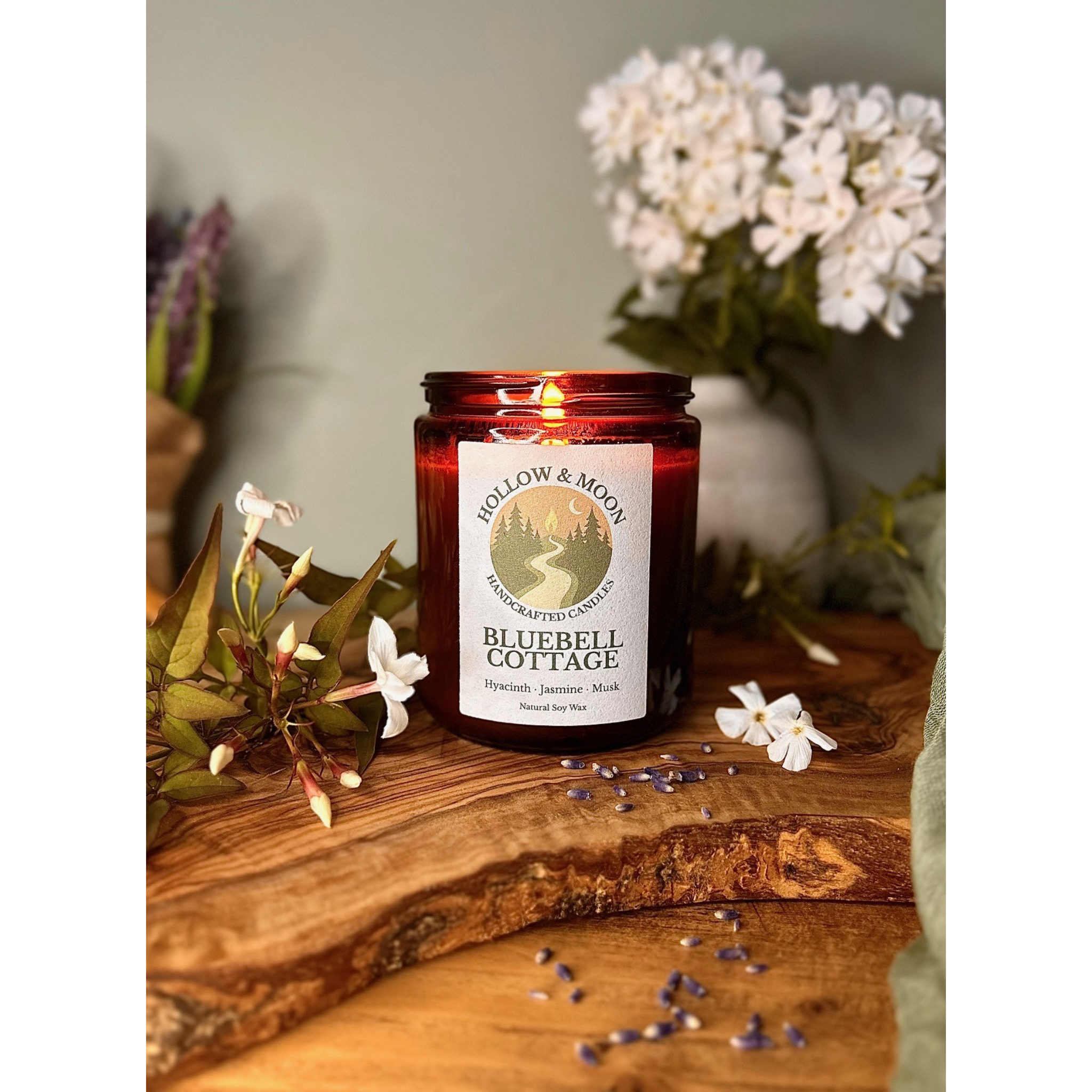 Bluebell Cottage - Single Wick Jar