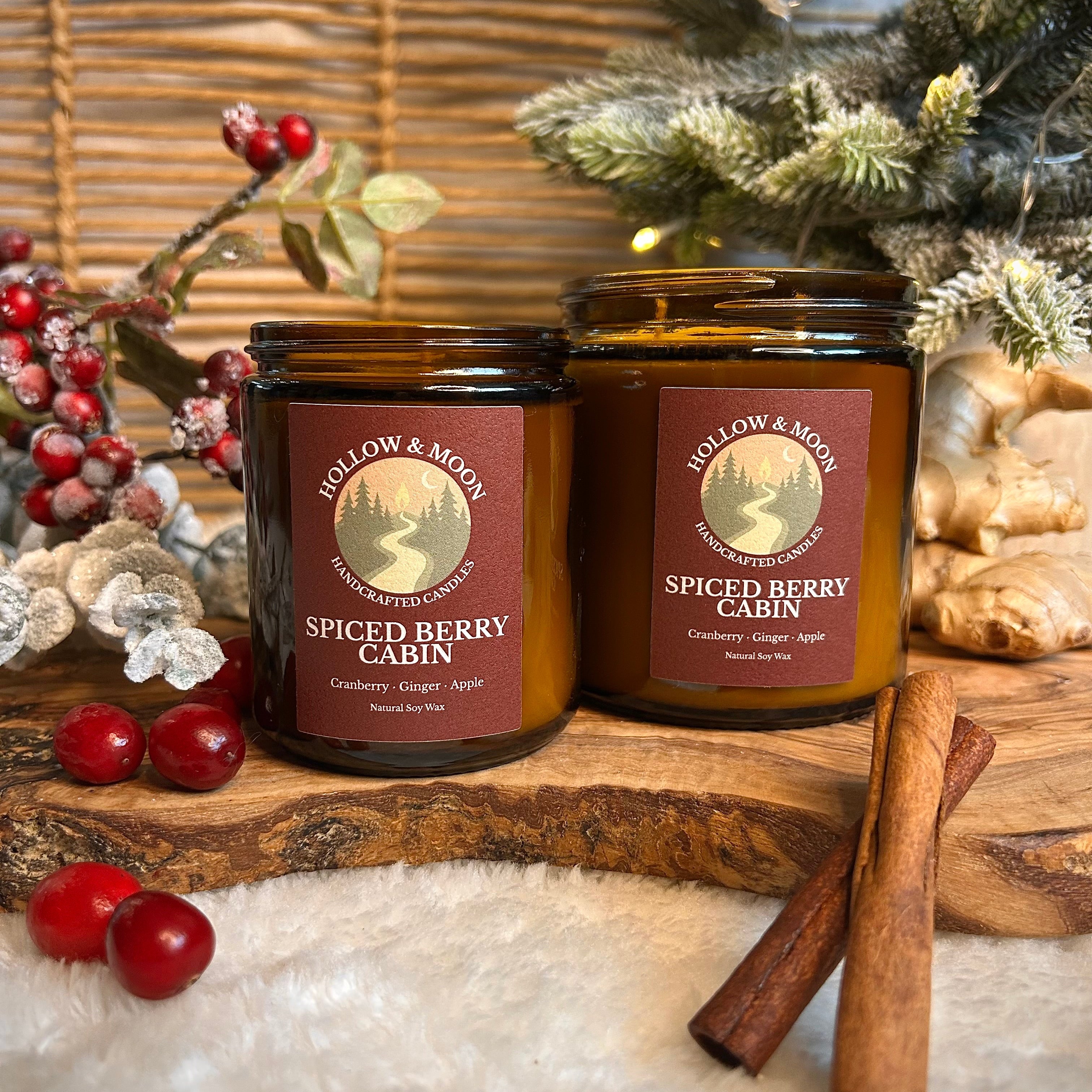 Spiced Berry Cabin - Candle Jar