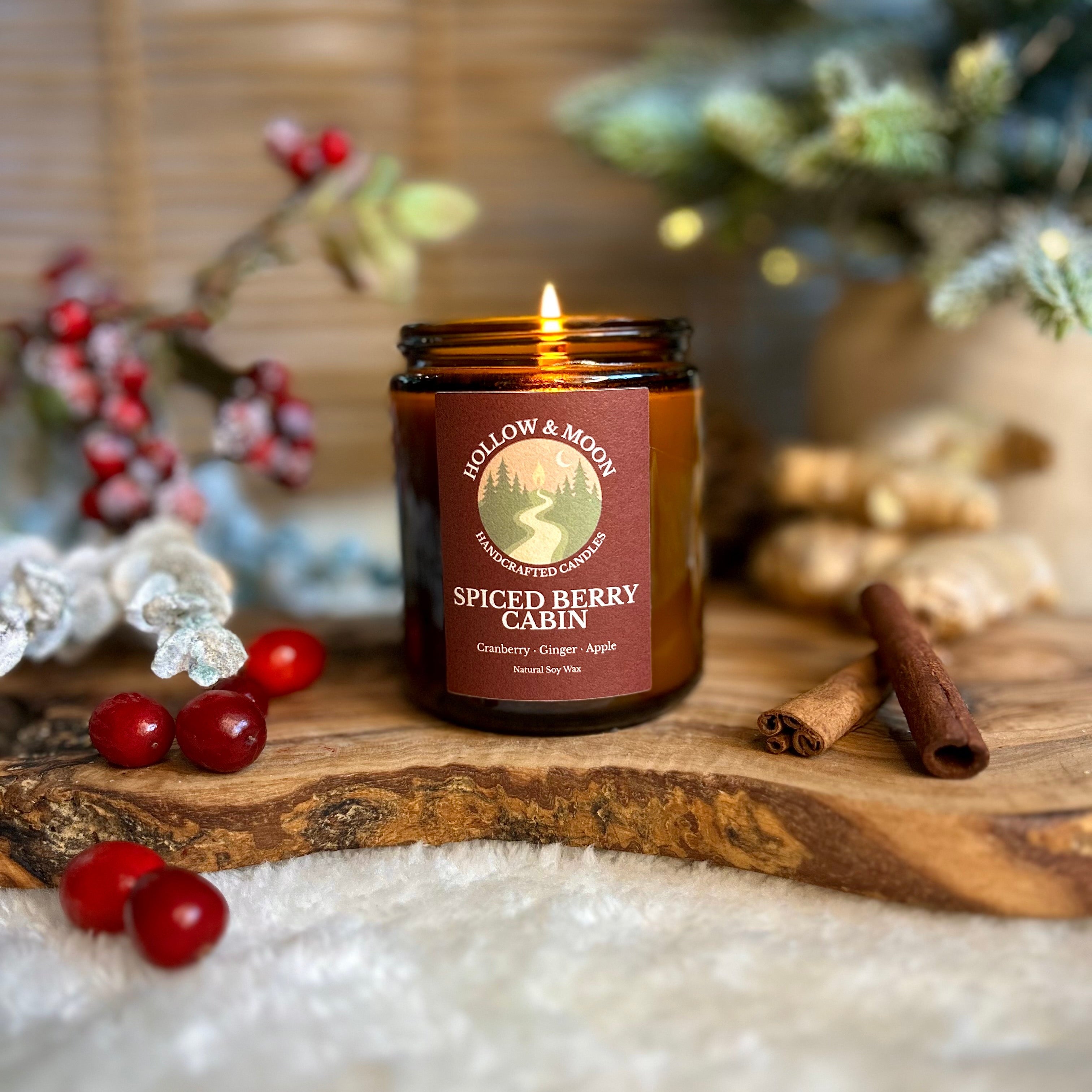 Spiced Berry Cabin - Candle Jar