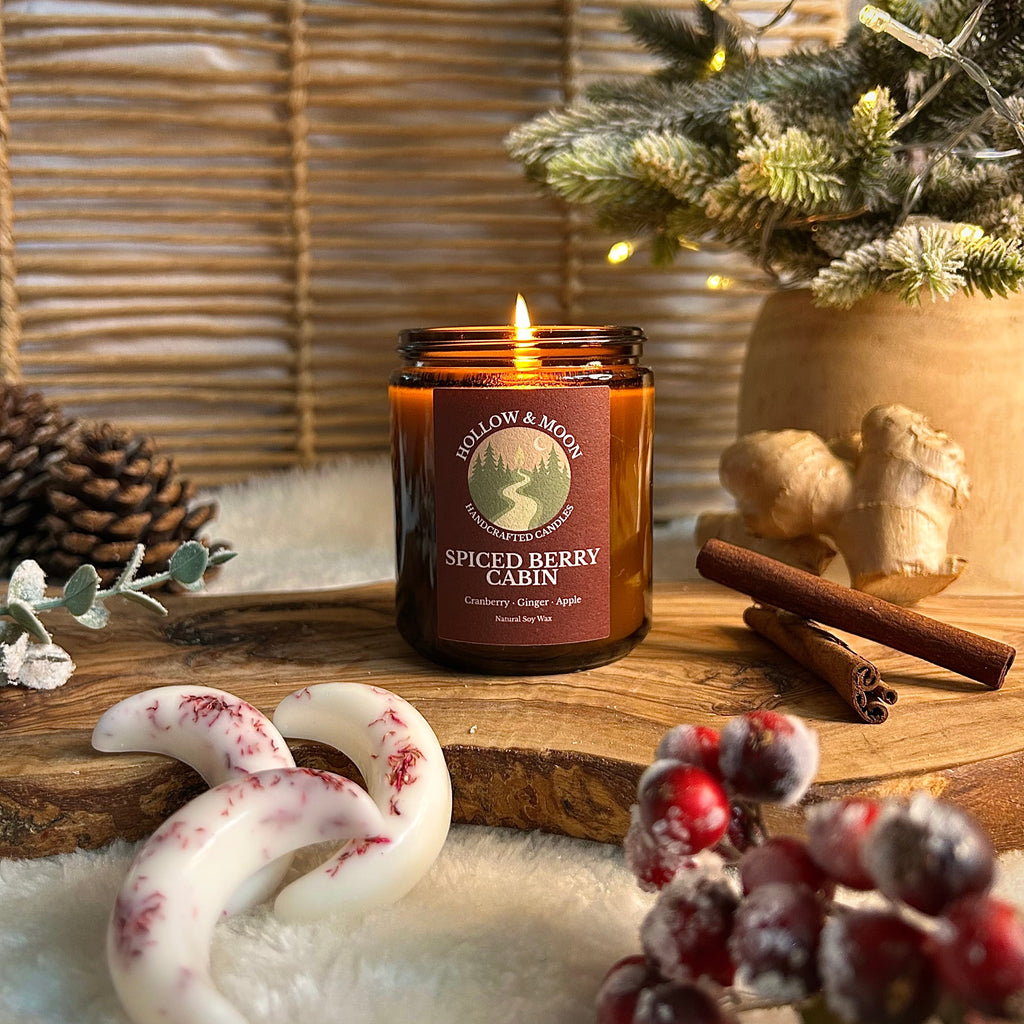Spiced Berry Cabin - Candle Jar