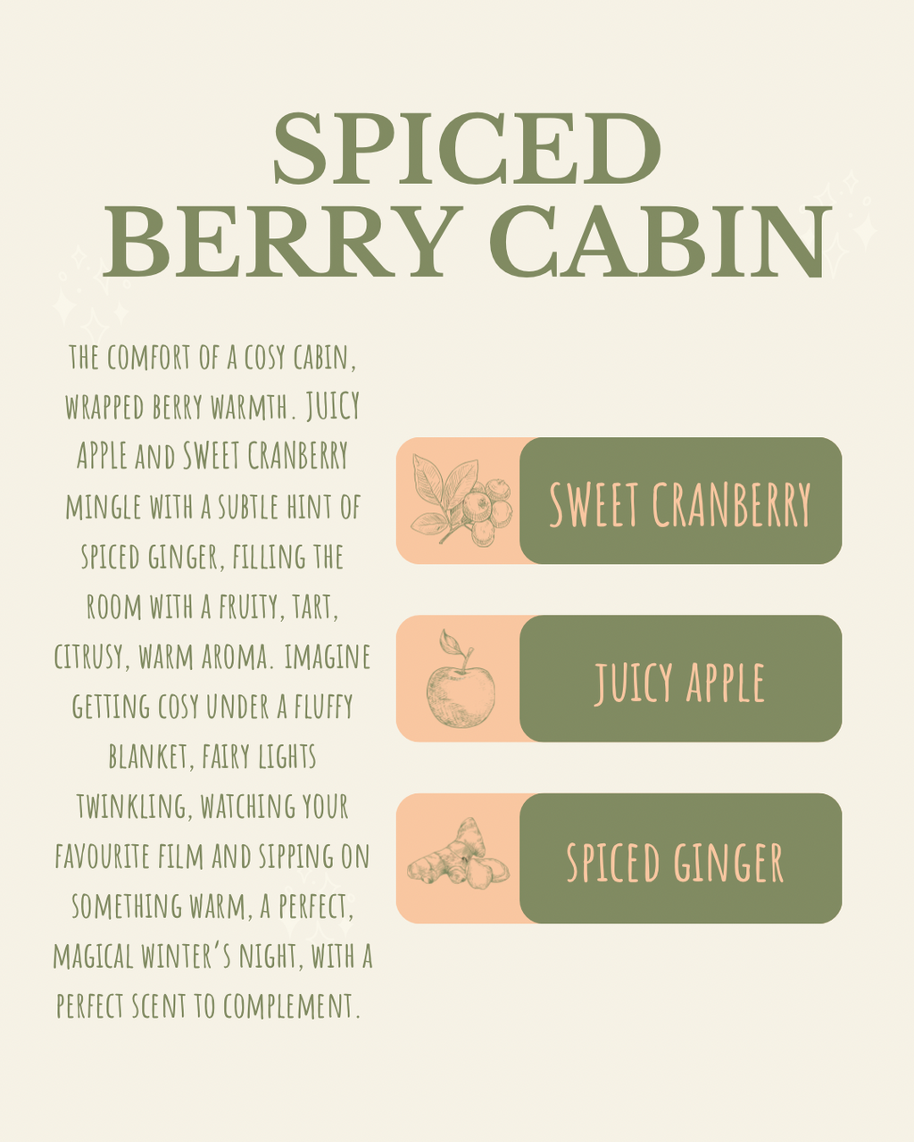 Spiced Berry Cabin - Wax Moon Melts