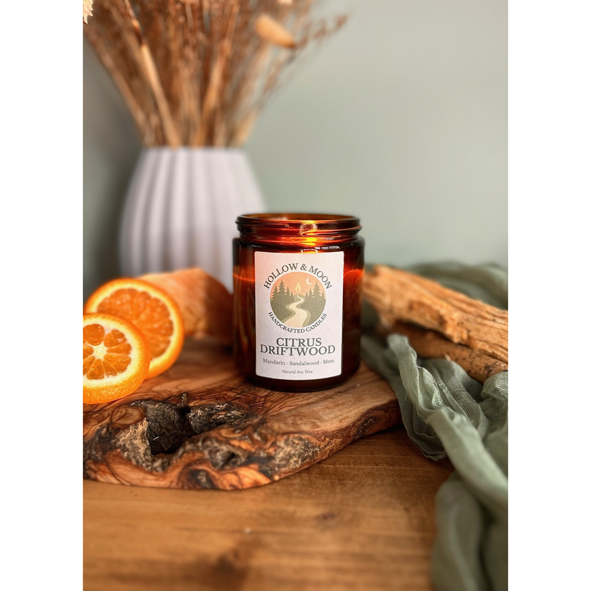 Citrus Driftwood - Single Wick Jar