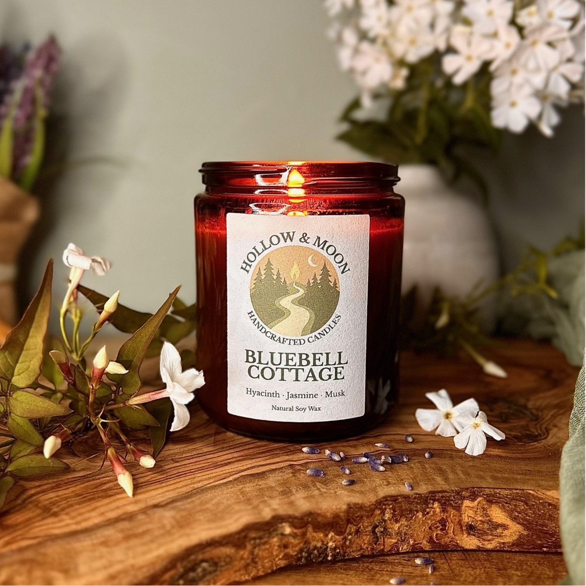 Bluebell Cottage - Candle Jar